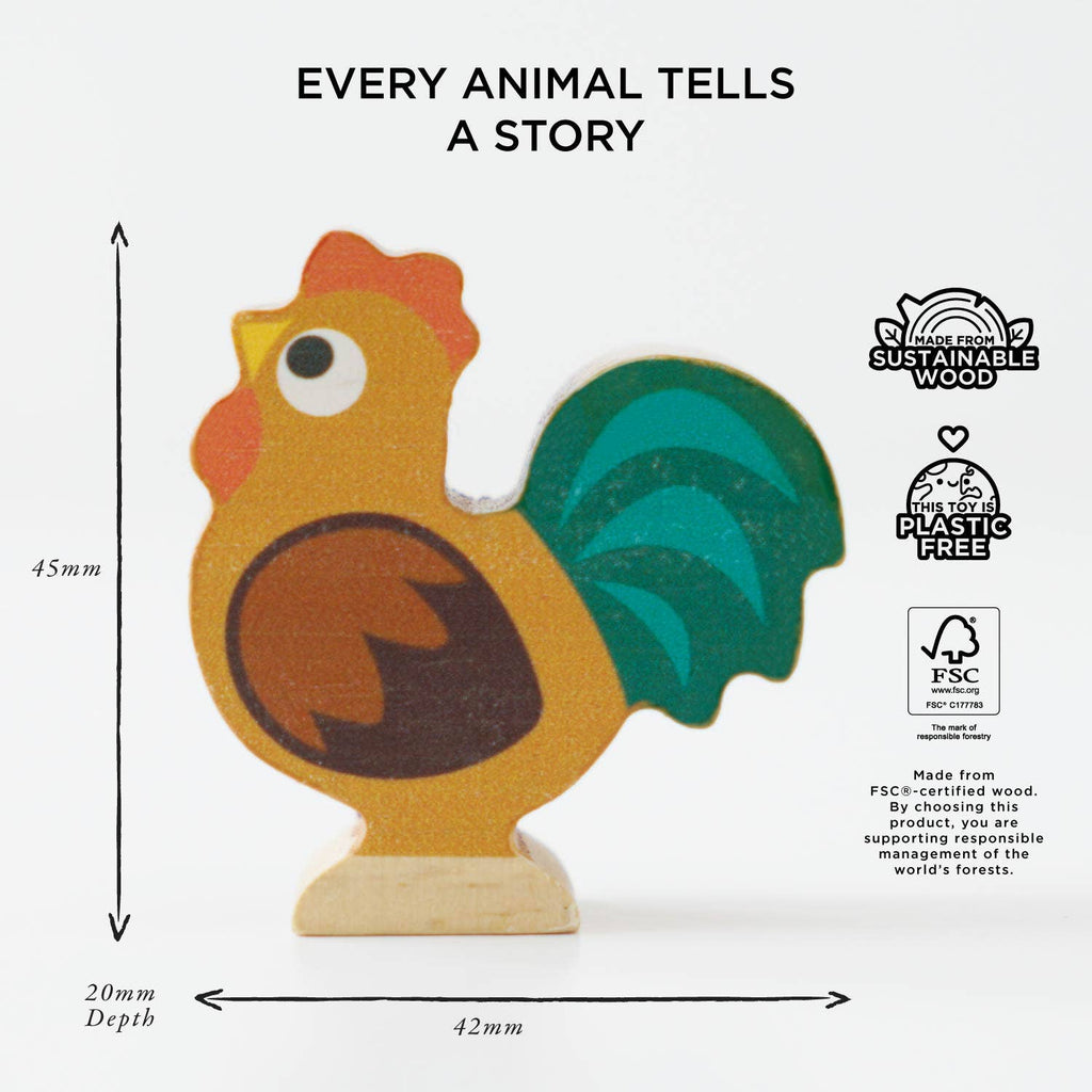 Farmyard Stacking Animals and Bag