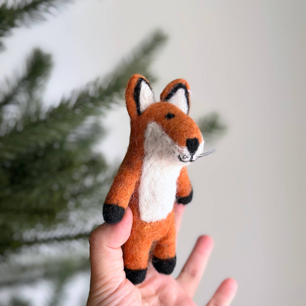Felt Finger Puppet: Fox