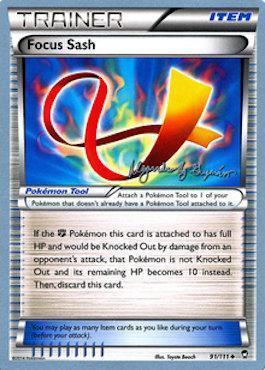 Focus Sash (91/111) (Primal Groudon - Alejandro Ng-Guzman) [World Championships 2015]