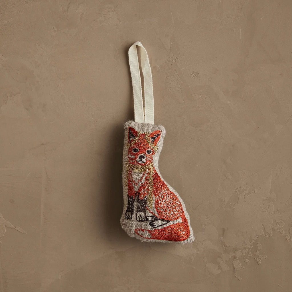 Coral & Tusk Fox Tree Trimmer Ornament