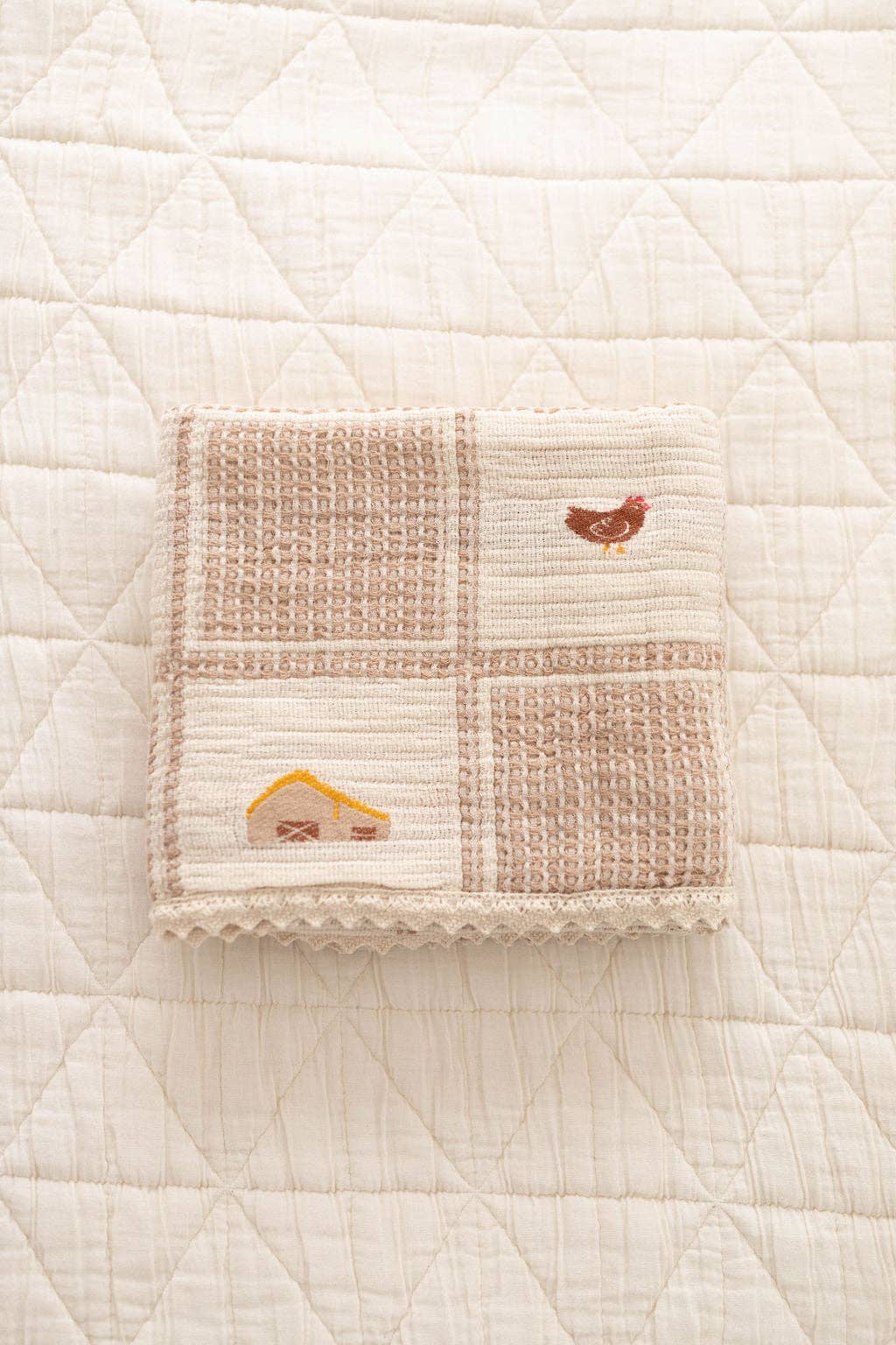 Organic Cotton Baby Blanket - Farm