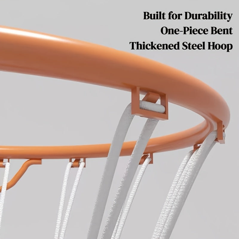 Drill-Free Basketball Hoop Wall Mount Outdoor Portable for Adults & Kids – No-Drill Easy Install Backboard with Accessories, Indoor Outdoor Home Garage Driveway Basketball Goal