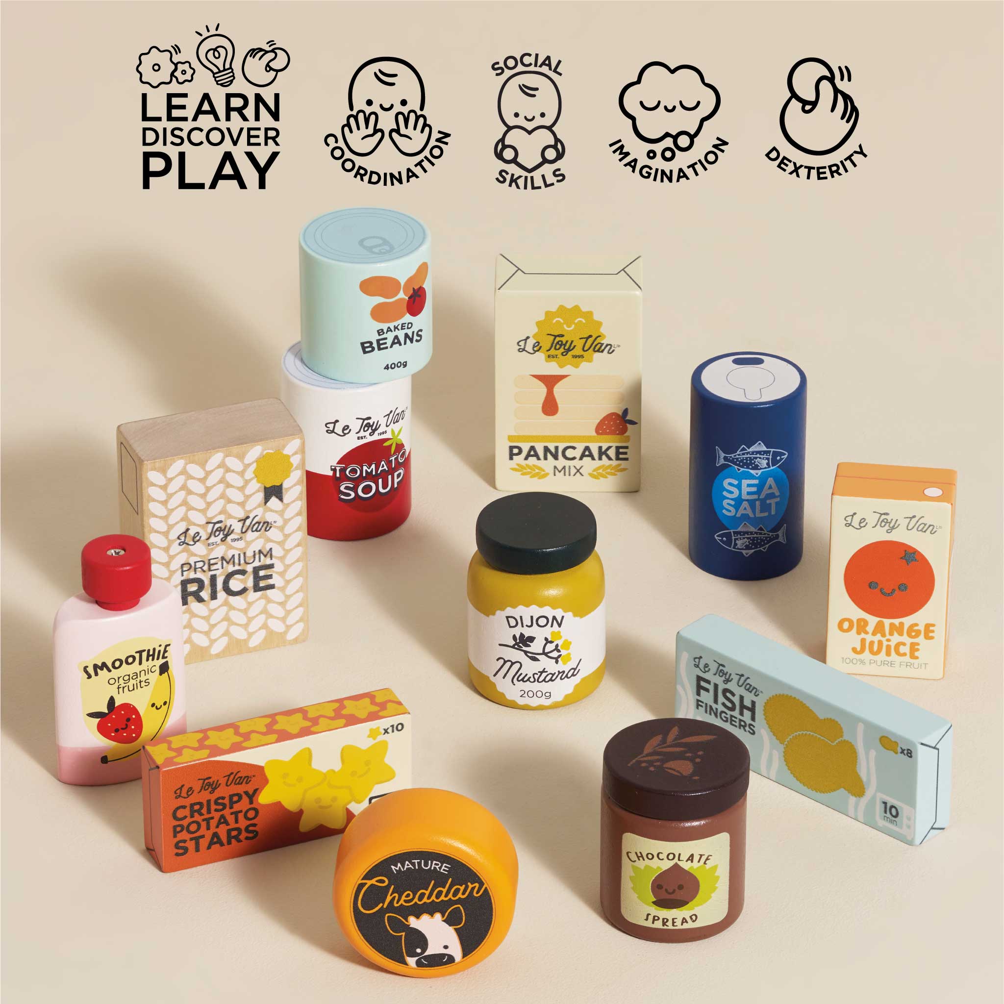 Pretend Play Grocery Set