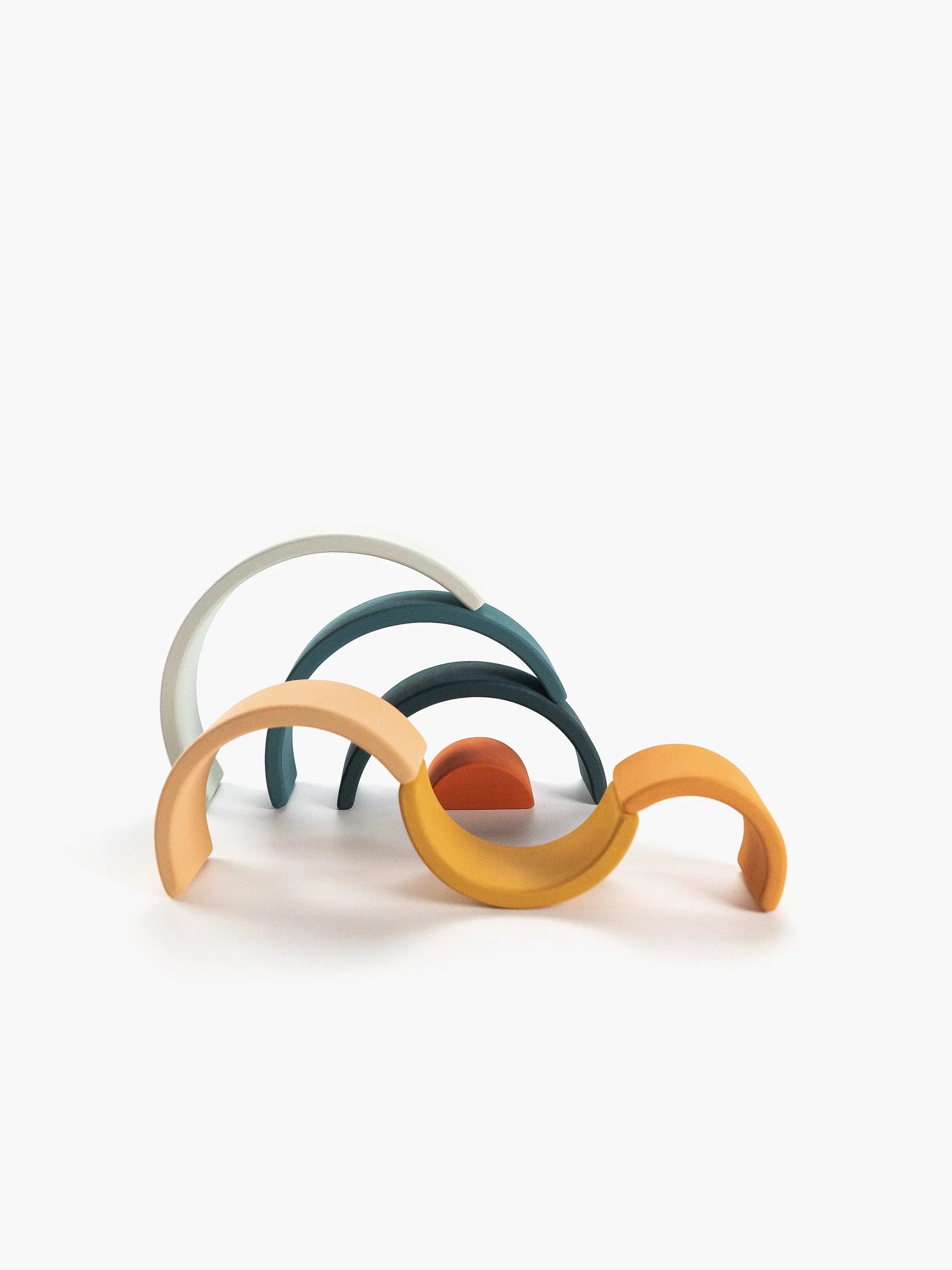 Sabo Concept Handmade Mini Rainbow Stacker - Lagoon