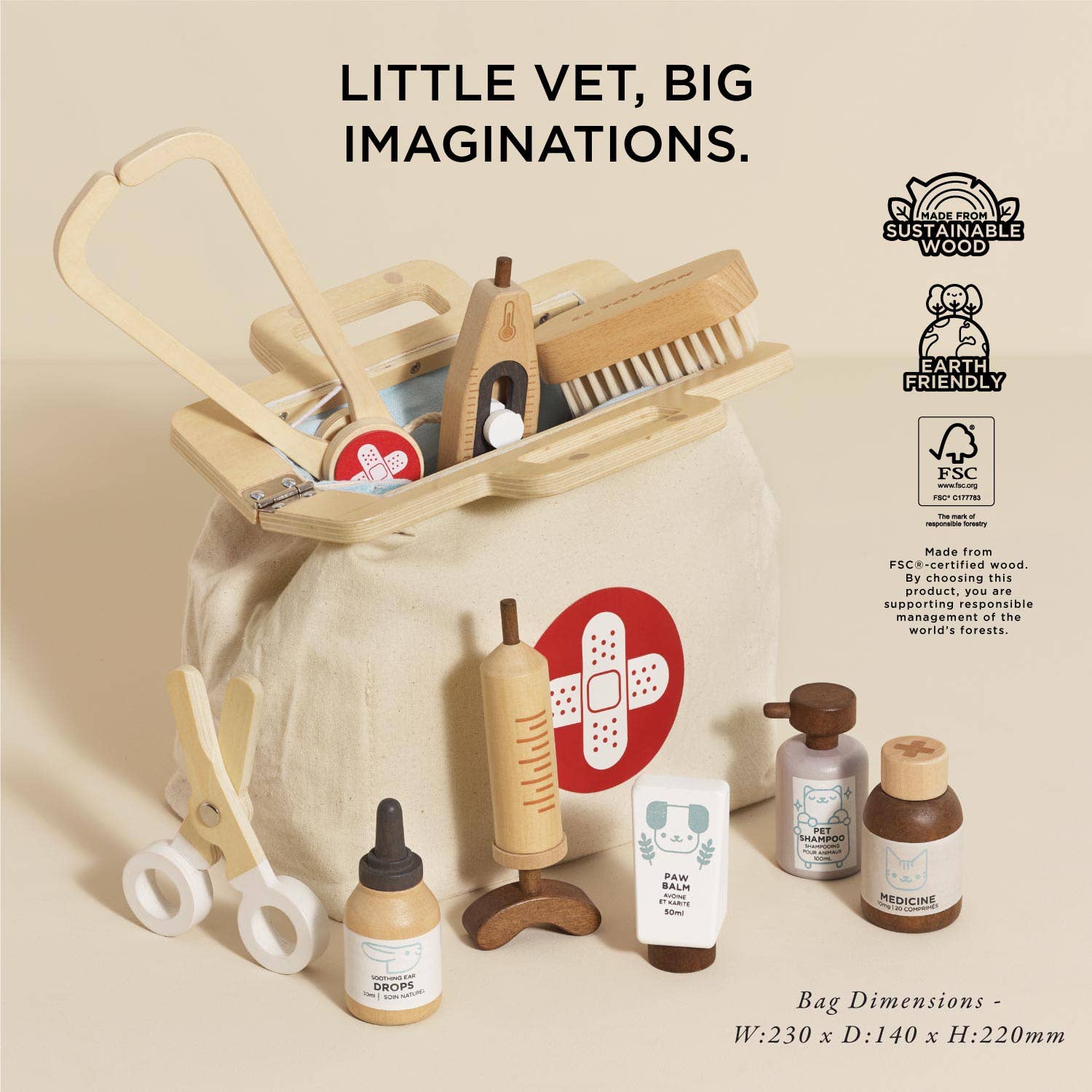 Pretend Play Animal Vet Set