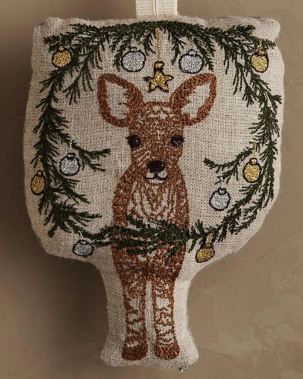 Coral & Tusk Togetherness Deer Ornament
