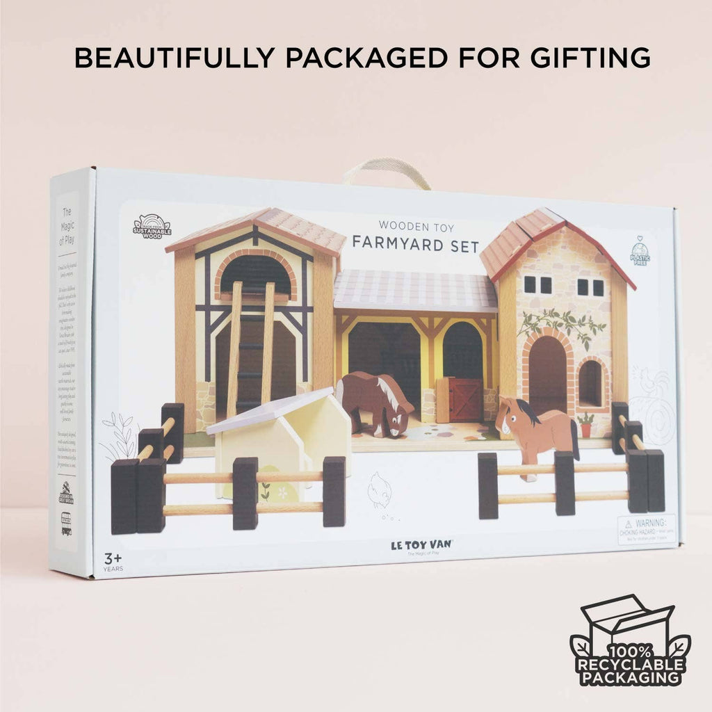 Wooden Farmyard Stables