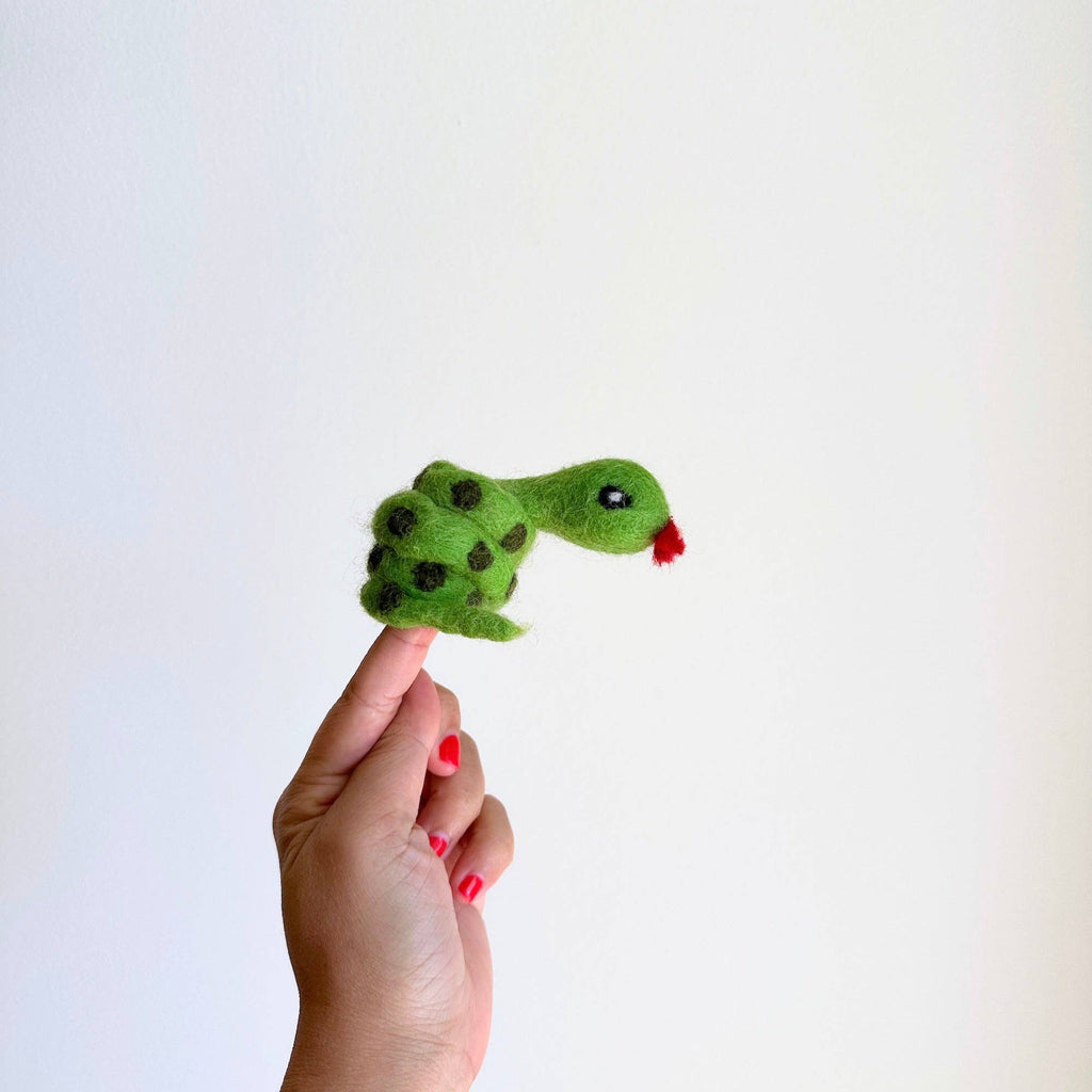 Felt Finger Puppet: Snake