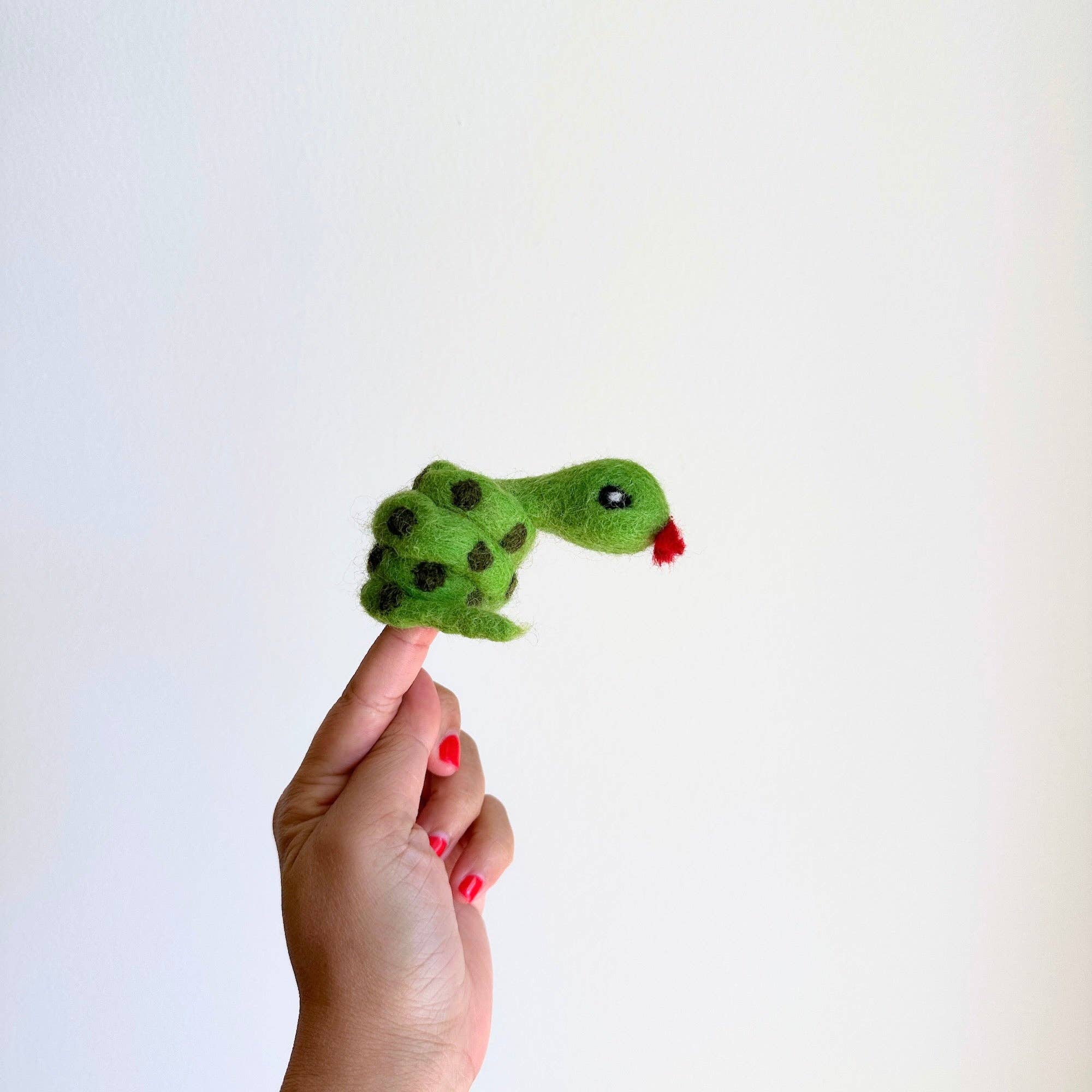 Felt Finger Puppet: Snake