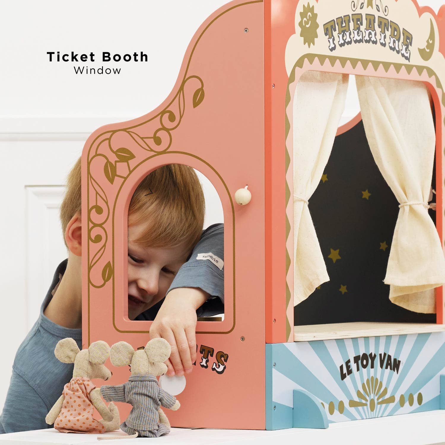 Tabletop Puppet Wooden Theater