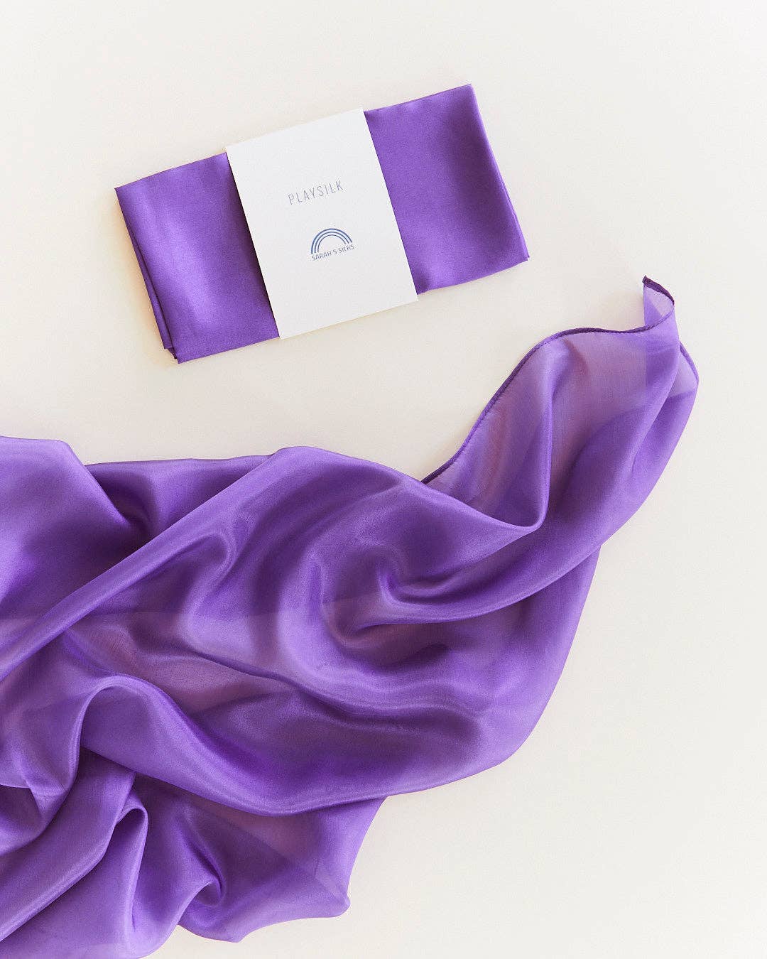 Sarah's Silks Solid Color Playsilk - Purple