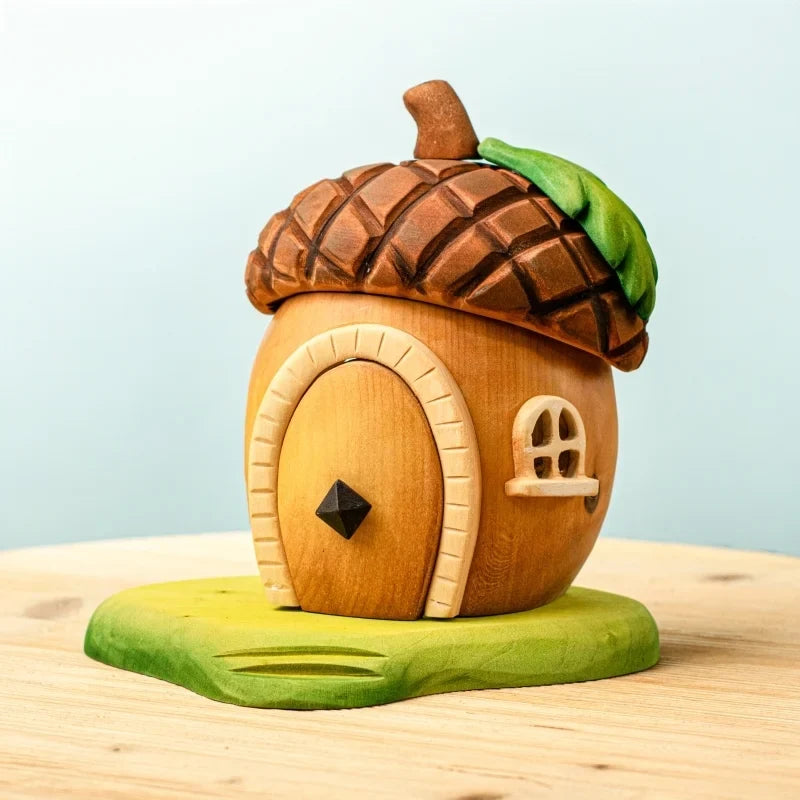 Bumbu Handmade Wooden Acorn House