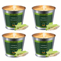 Citronella Candles Set 4 Pack Outdoor Indoor Bug Repellent Candles for Patio BBQ Garden Yard Camping Party Deck Holiday Gift Fall Candles Mosquito Repellent