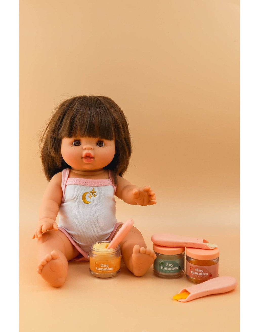 Tiny Tummies - Apple Puree Food Jar and Spoon Set