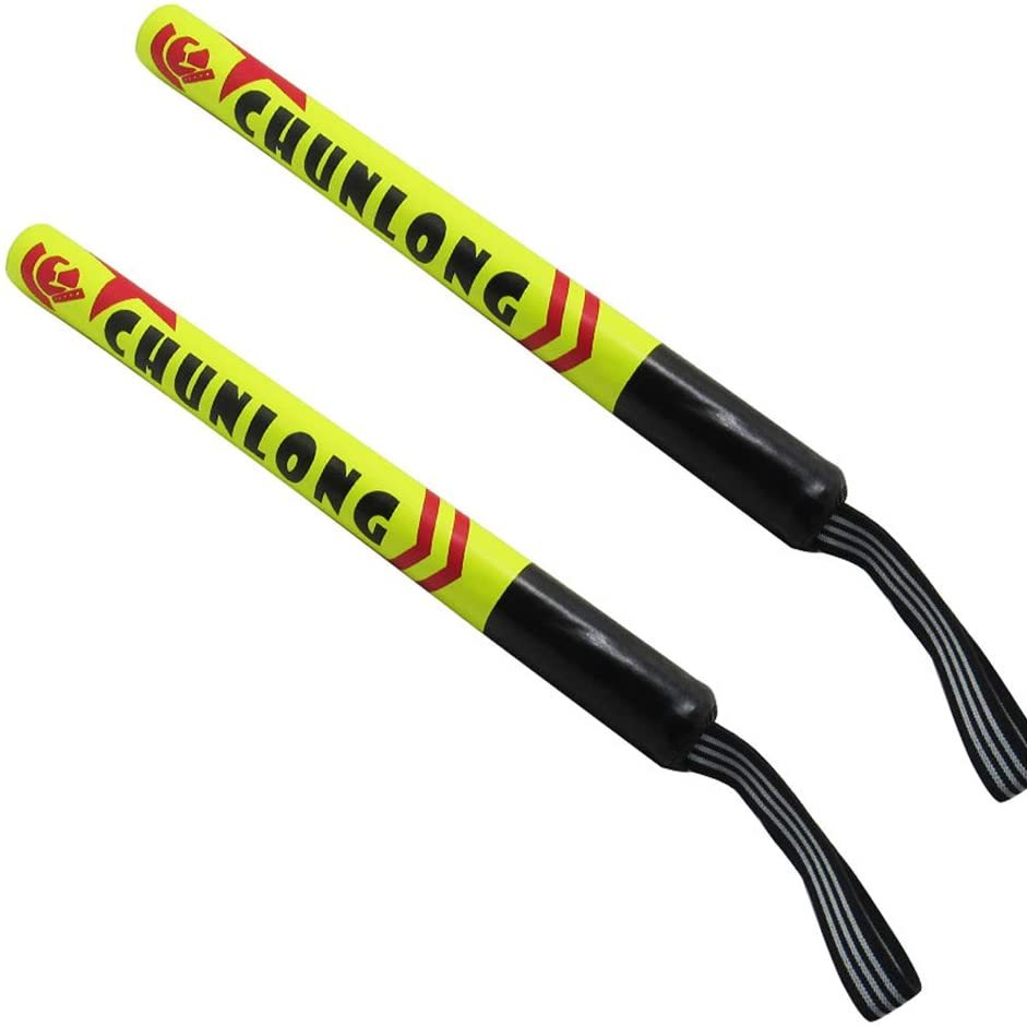 Boxing Training Sticks Target Pads 2pcs - Punching Accuracy & Speed Trainer for MMA, Muay Thai, Grappling, Green/Blue/Yellow/Purple