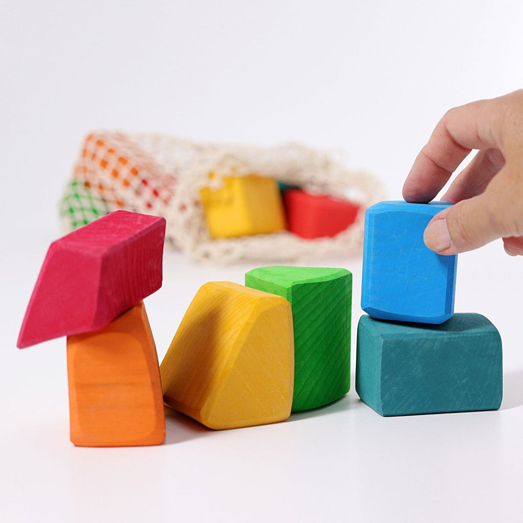 Grimm's Colored Waldorf Blocks