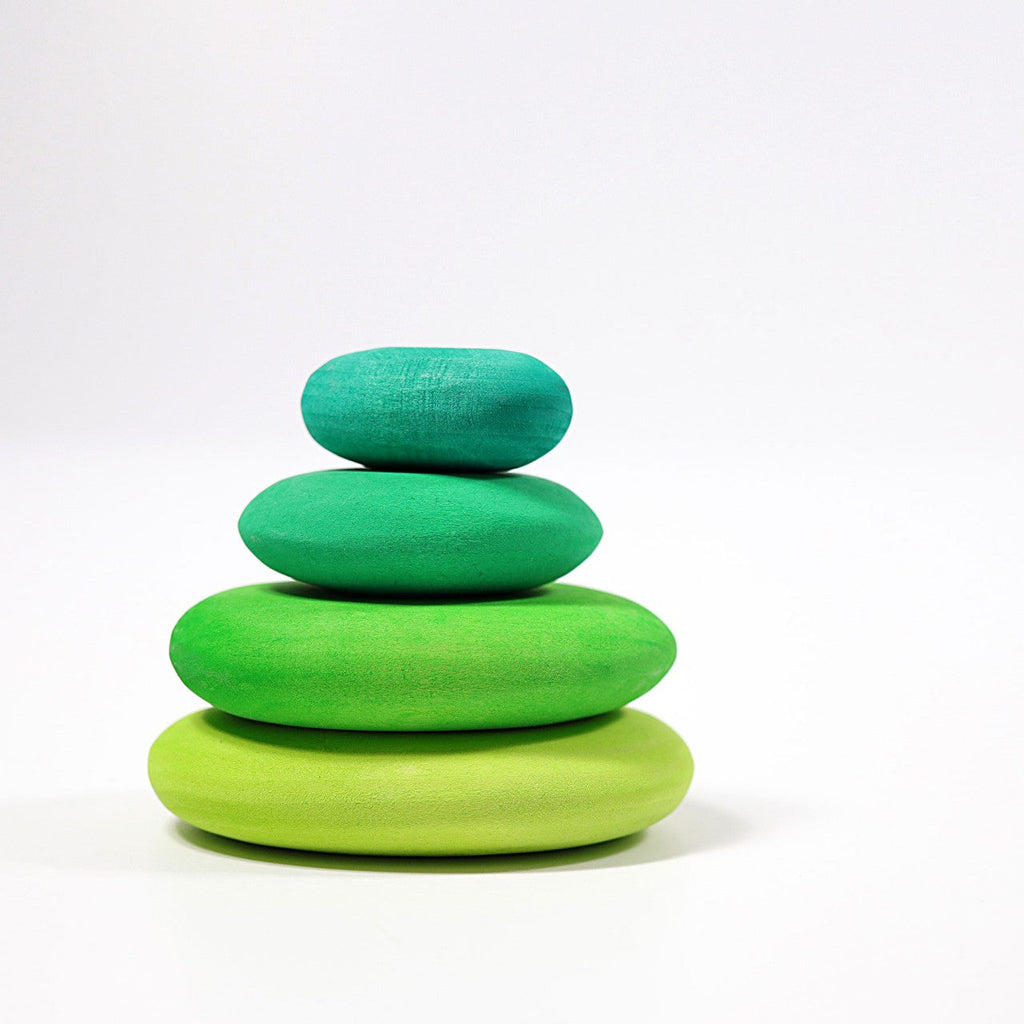 Grimm's Moss Pebbles Stacker