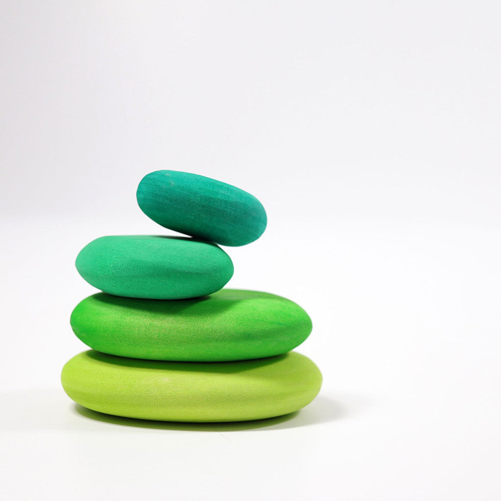 Grimm's Moss Pebbles Stacker