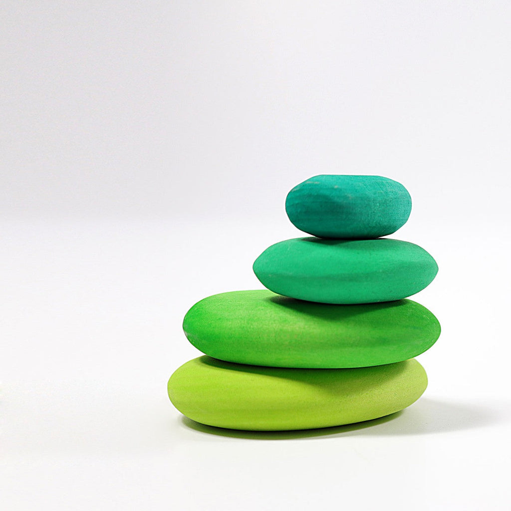 Grimm's Moss Pebbles Stacker