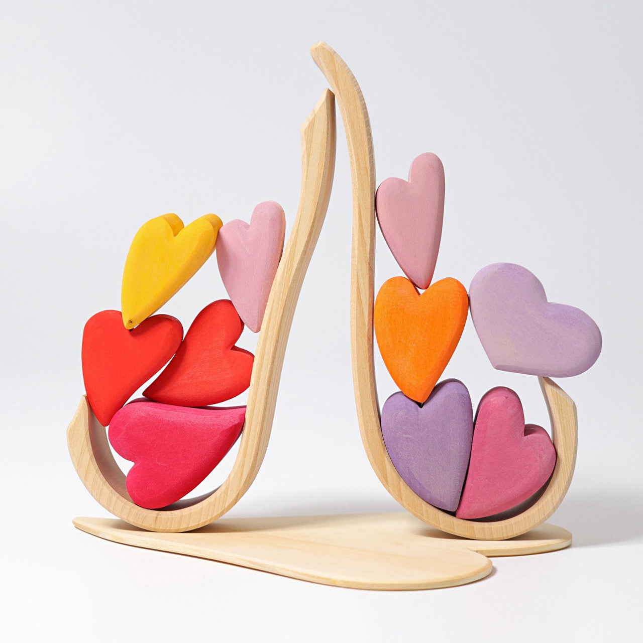Grimm's Red Hearts Building Blocks