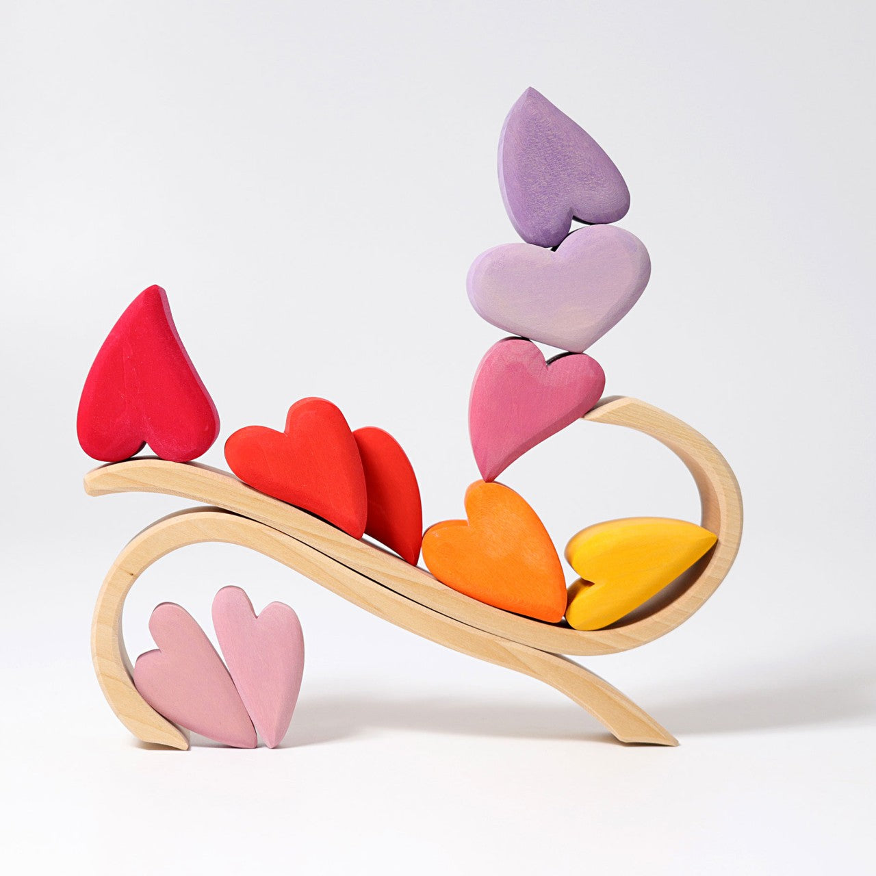Grimm's Red Hearts Building Blocks
