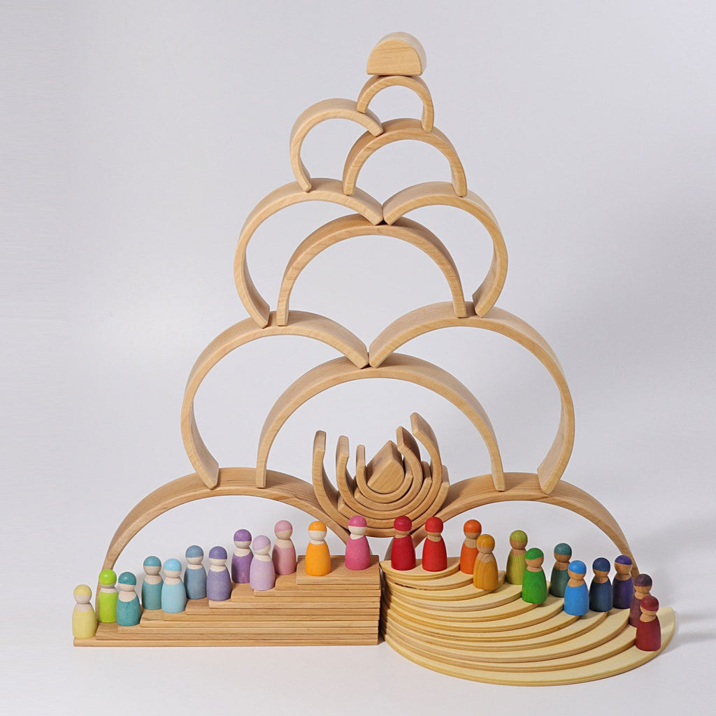 Grimm's Large Natural Rainbow Stacker