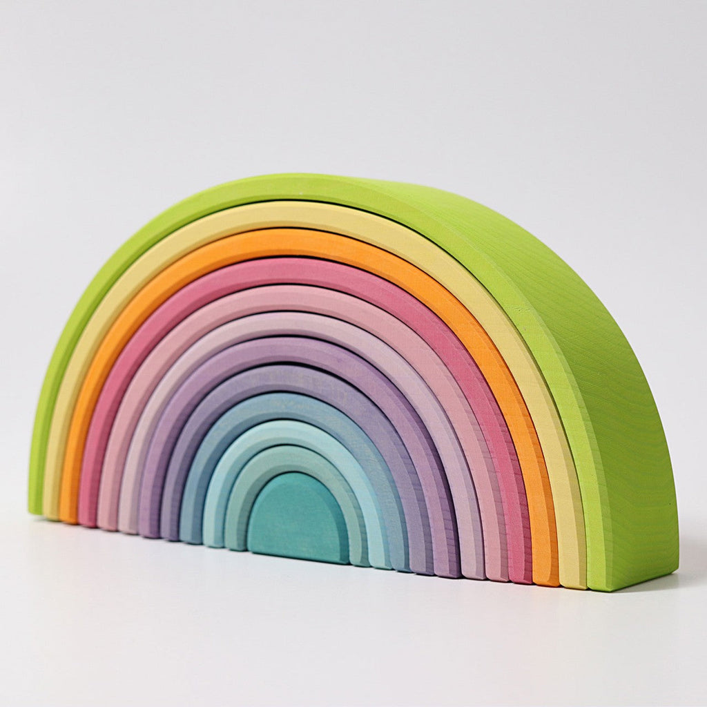 Large Wooden Rainbow, Pastel