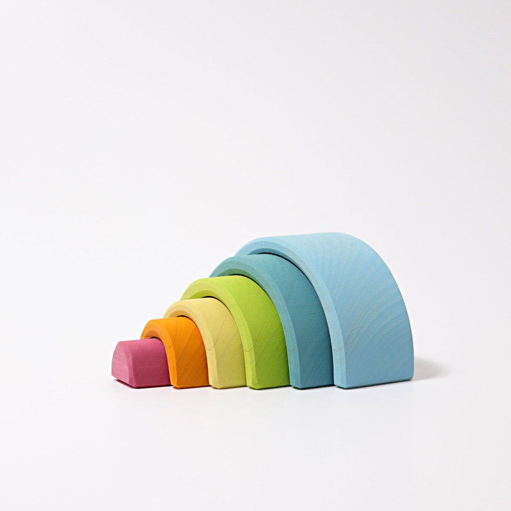 Grimm's Small Wooden Rainbow, Pastel