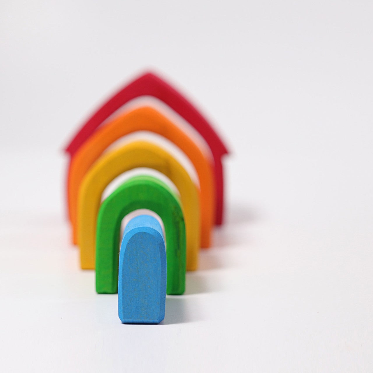 Grimm's Colorful House Stacker