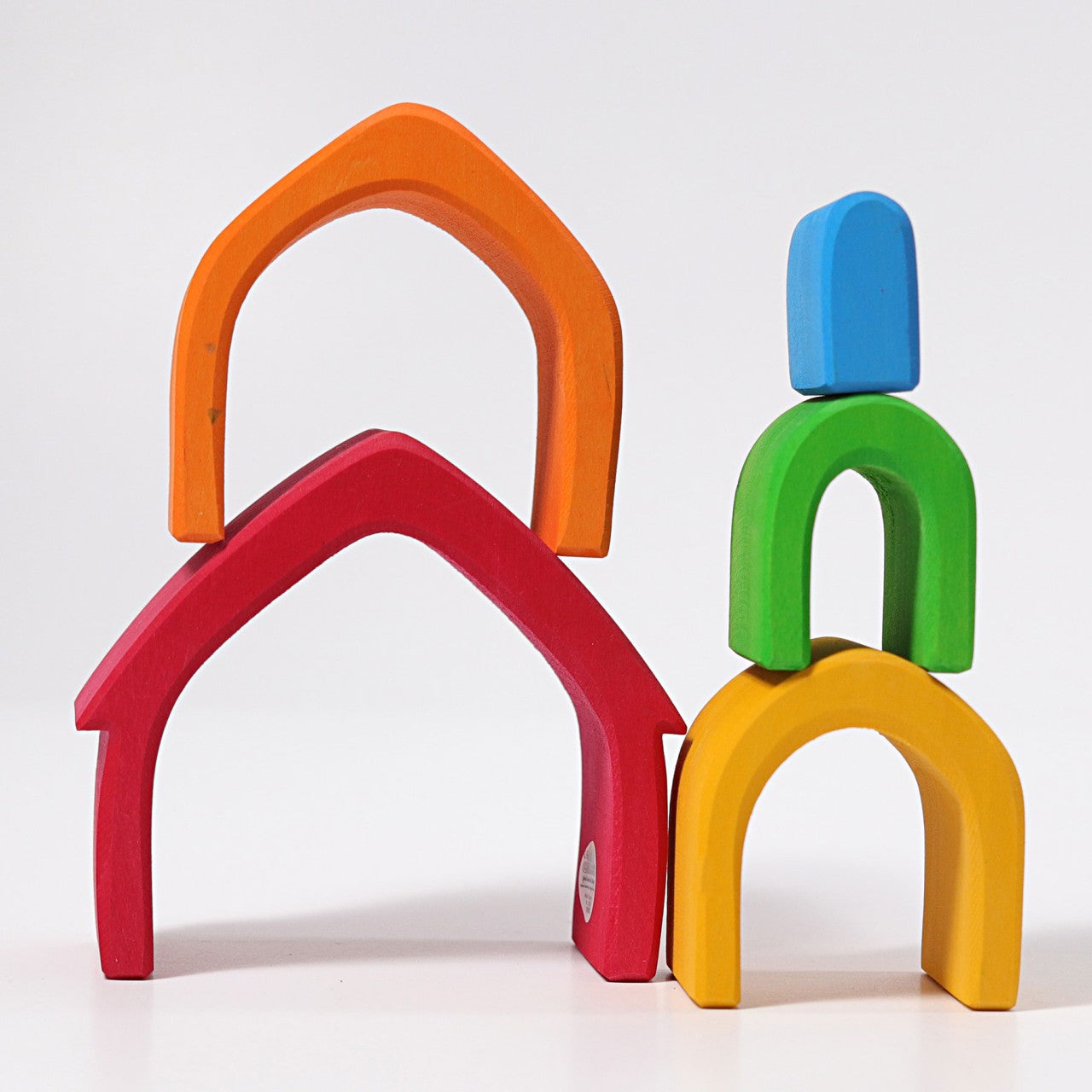 Grimm's Colorful House Stacker