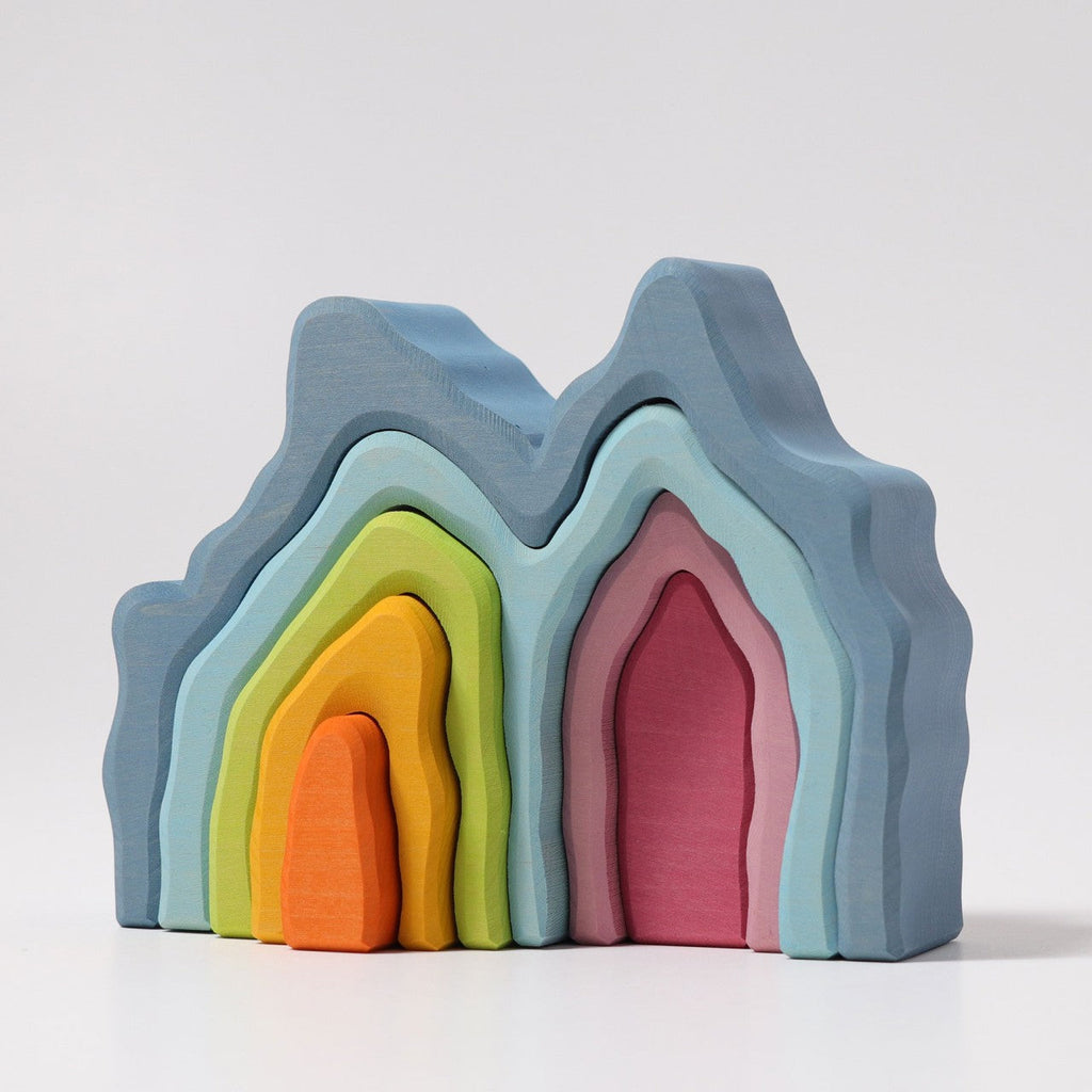 Grimm's Blue Cave Arch Stacking Toy