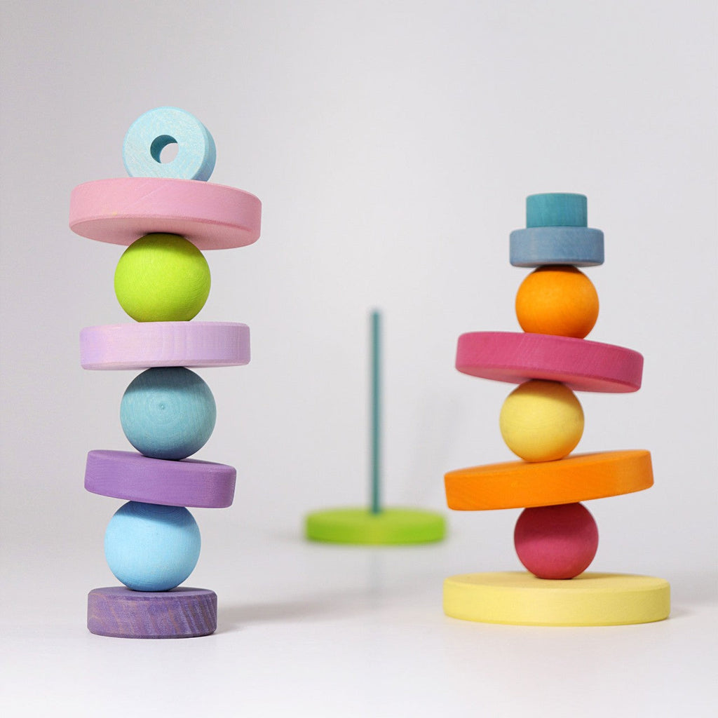 Grimm's Pastel Stacking Tower