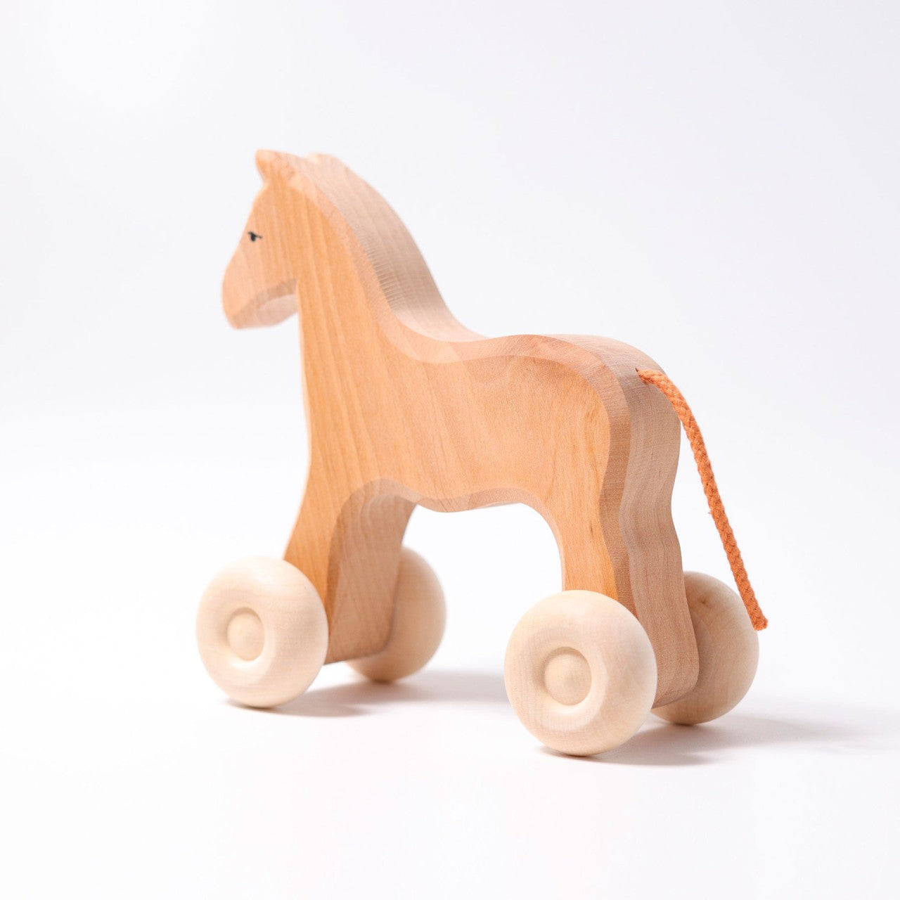 Grimm's Wooden Horse Willy Push Toy