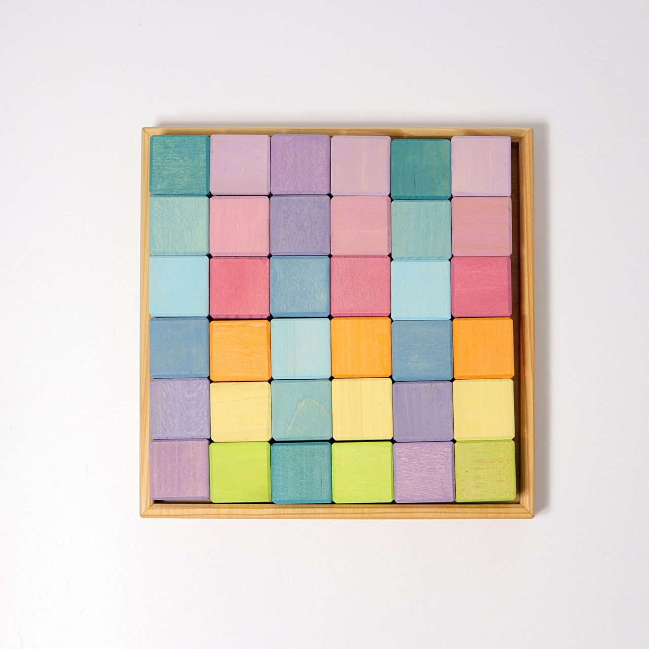 Grimm's Pastel Mosaic Building Blocks