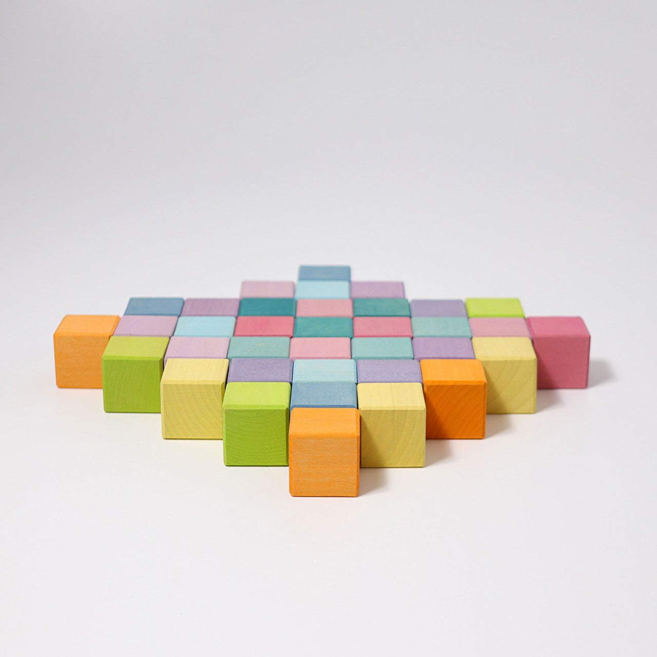 Grimm's Pastel Mosaic Building Blocks