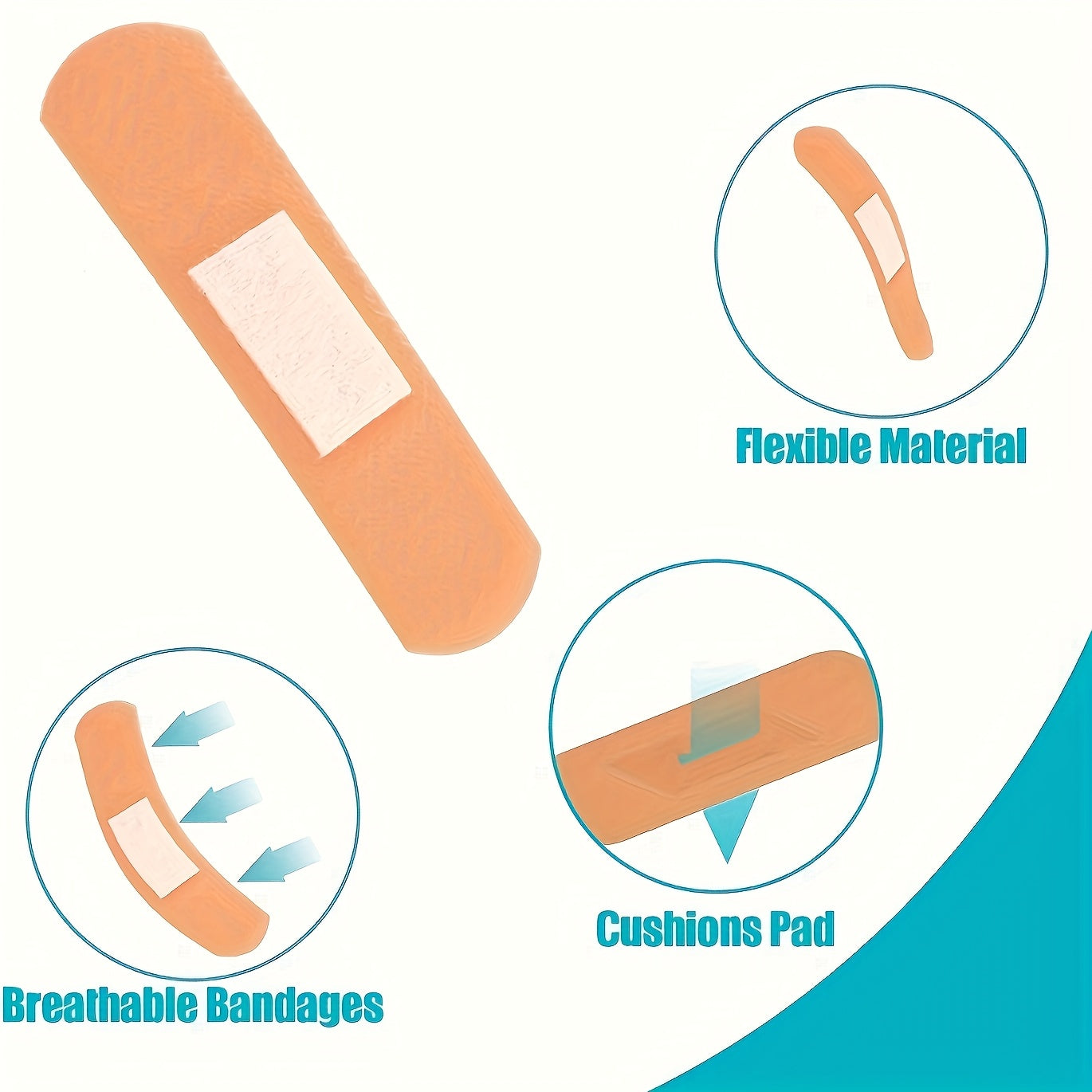 720-Piece Variety Bandages Pack – Assorted Sizes Breathable Adhesive Bandages Bulk Set with Fingertip & Knuckle Bandages for First Aid, Wound Care, Scrapes & Blisters