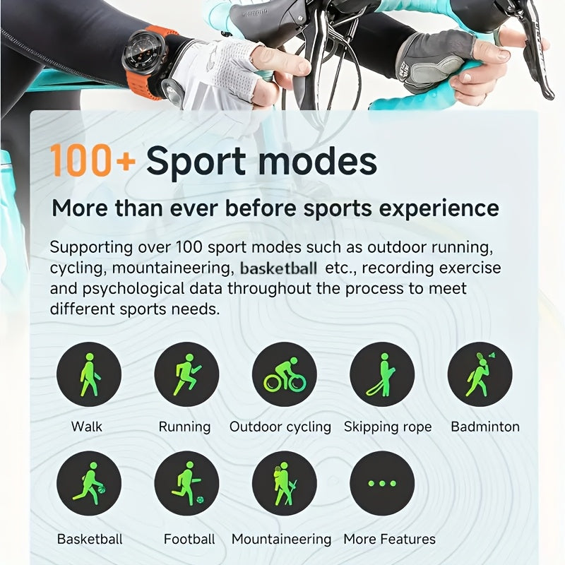 Smart Watch with Call & Message Reminder, Fitness Tracker for Men & Women, Sports Smartwatch Compatible with Android & iPhone, USB Rechargeable, Heart Rate Monitor, Multi-Sport Mode Wristband
