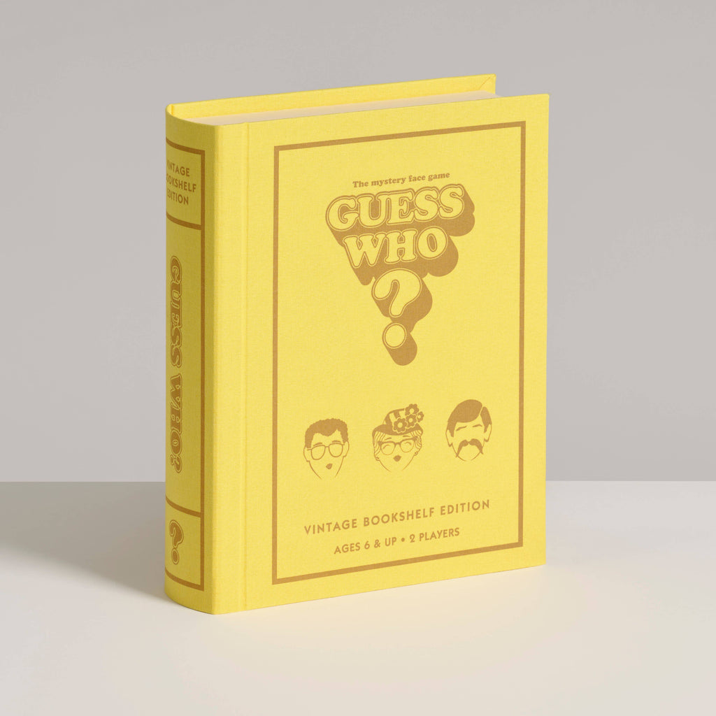 Board Game: Guess Who? Vintage Bookshelf Edition