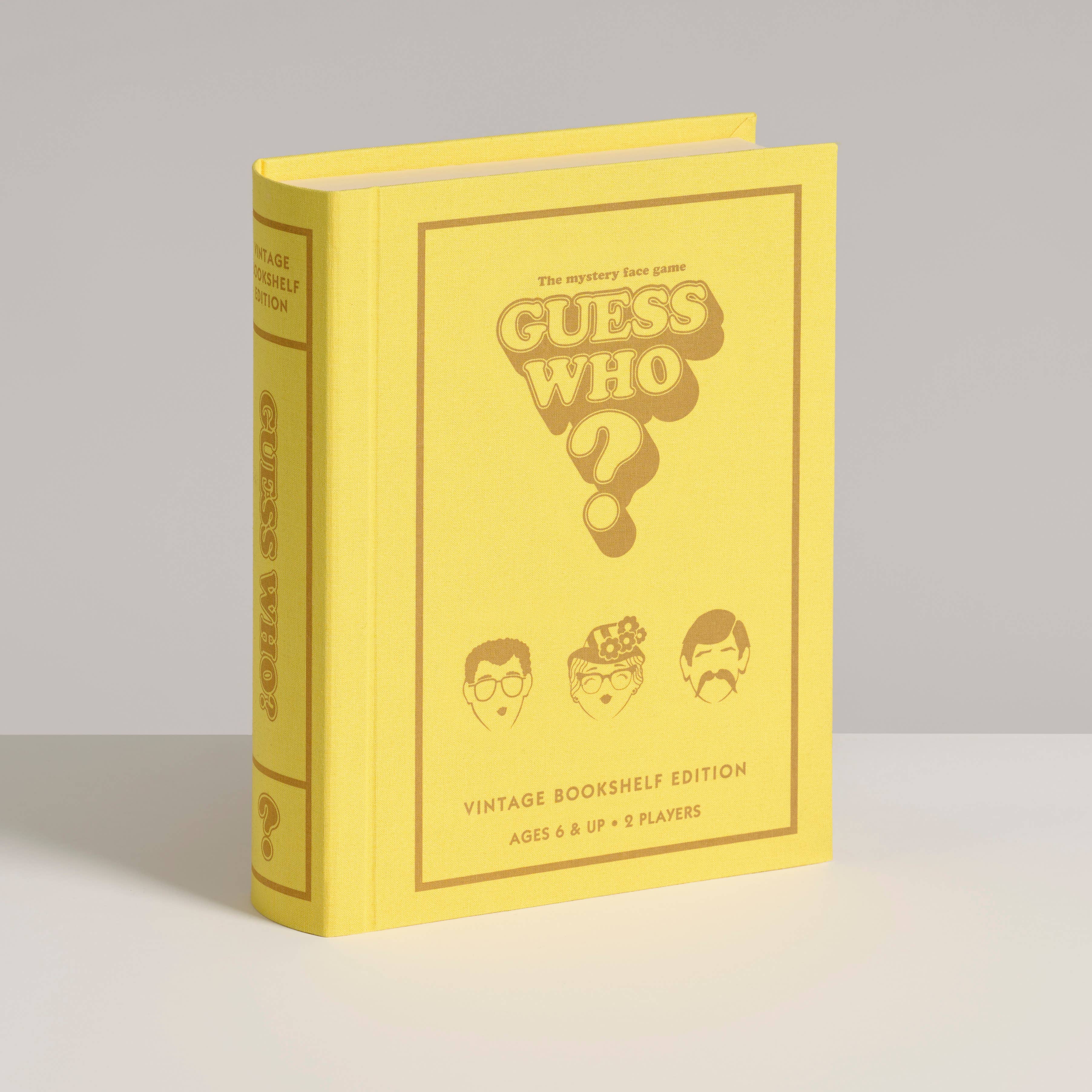 Board Game: Guess Who? Vintage Bookshelf Edition