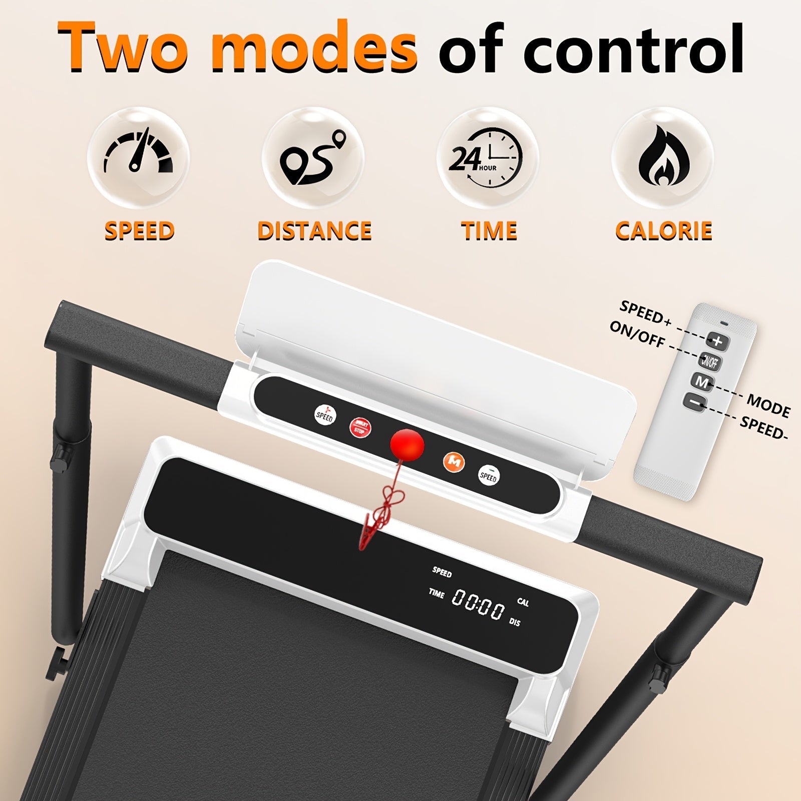 Incline Foldable Treadmill Walking Pad – 300lb Capacity, Portable with Handles, Under Desk Compact Design for Home & Office Use – 3 Model Options
