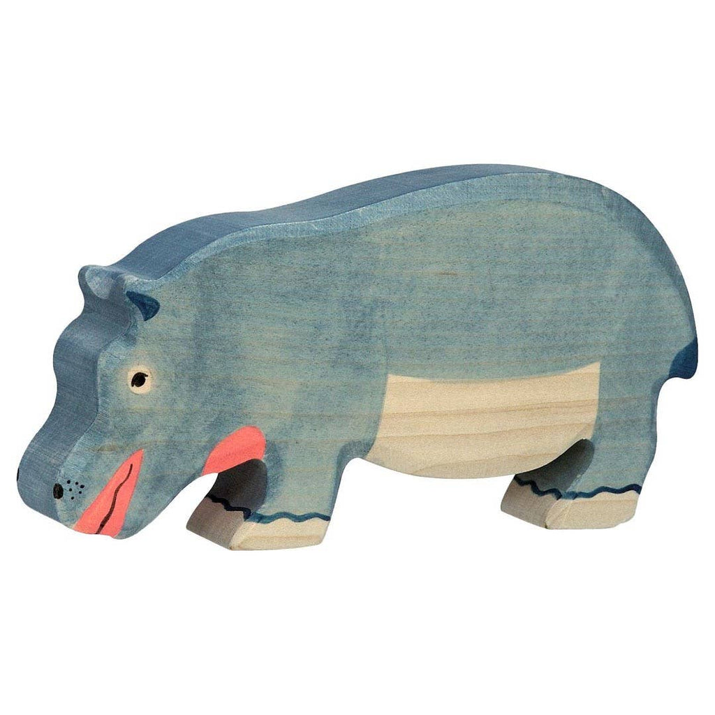 Holztiger Hippopotamus, Feeding