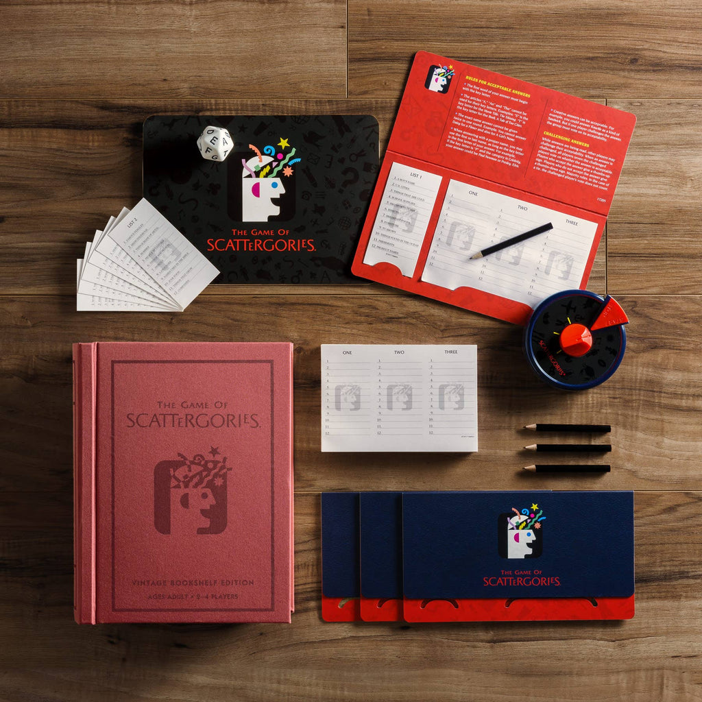 Board Game: Scattergories Vintage Bookshelf Edition