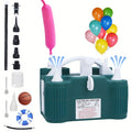 Electric Balloon Pump 3-in-1 Portable Inflator Deflator Fast Inflation for 260Q Foil Mylar Latex Double-Stuffed Balloons Pool Inflatables No Battery Required