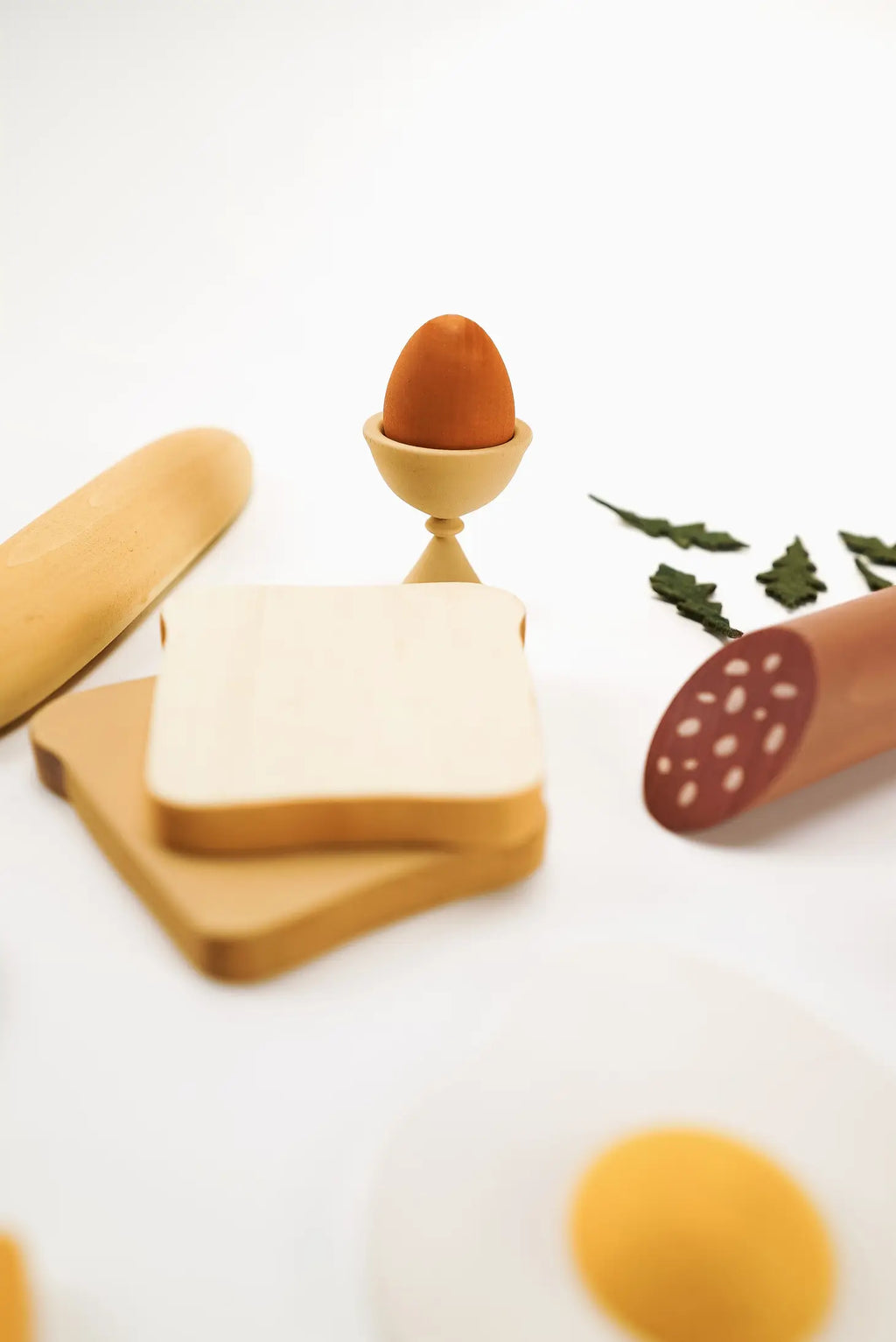 Sabo Concept Handmade Wooden Breakfast Set