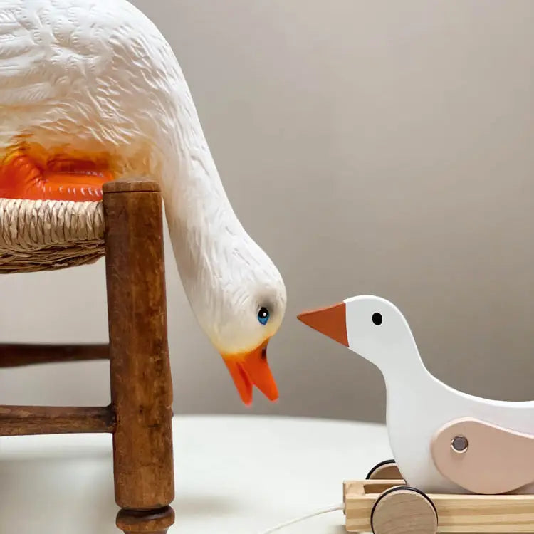 Duck Looking Down Lamp