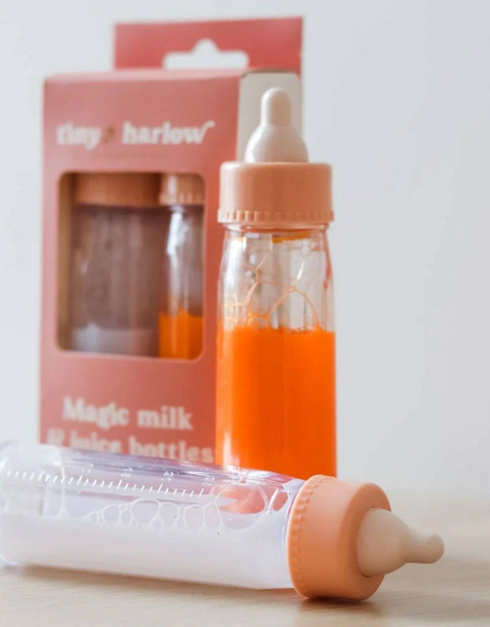 Tiny Tummies - Bottled Milk and Juice Set For Dolls
