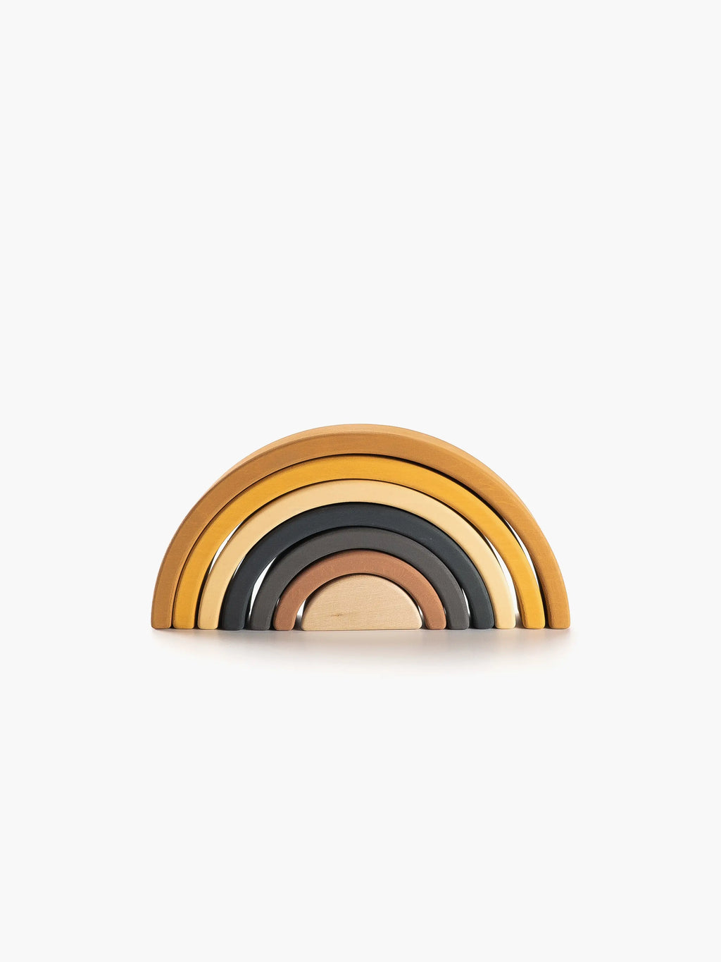 Sabo Concept Handmade Rainbow Stacker - Mustard