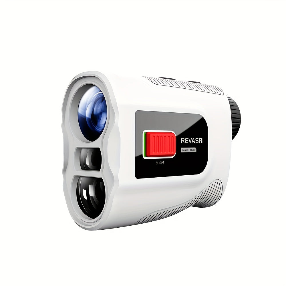Slope Switch Golf Rangefinder 1000 Yard | 6x Magnification Laser Rangefinder with Flag Lock Vibration, Slope Compensation & Magnetic Strip – Rechargeable Monocular for Golfers