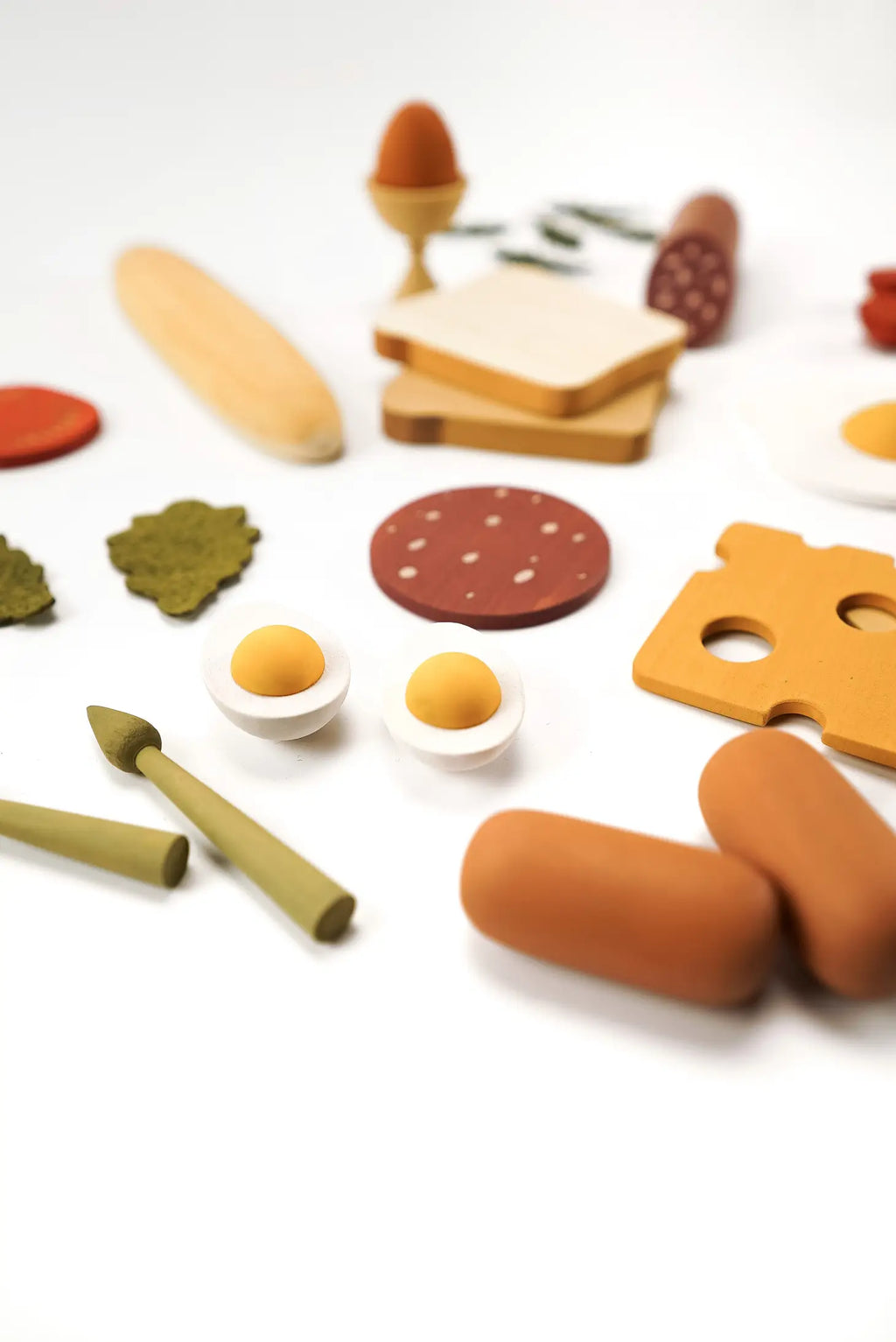 Sabo Concept Handmade Wooden Breakfast Set