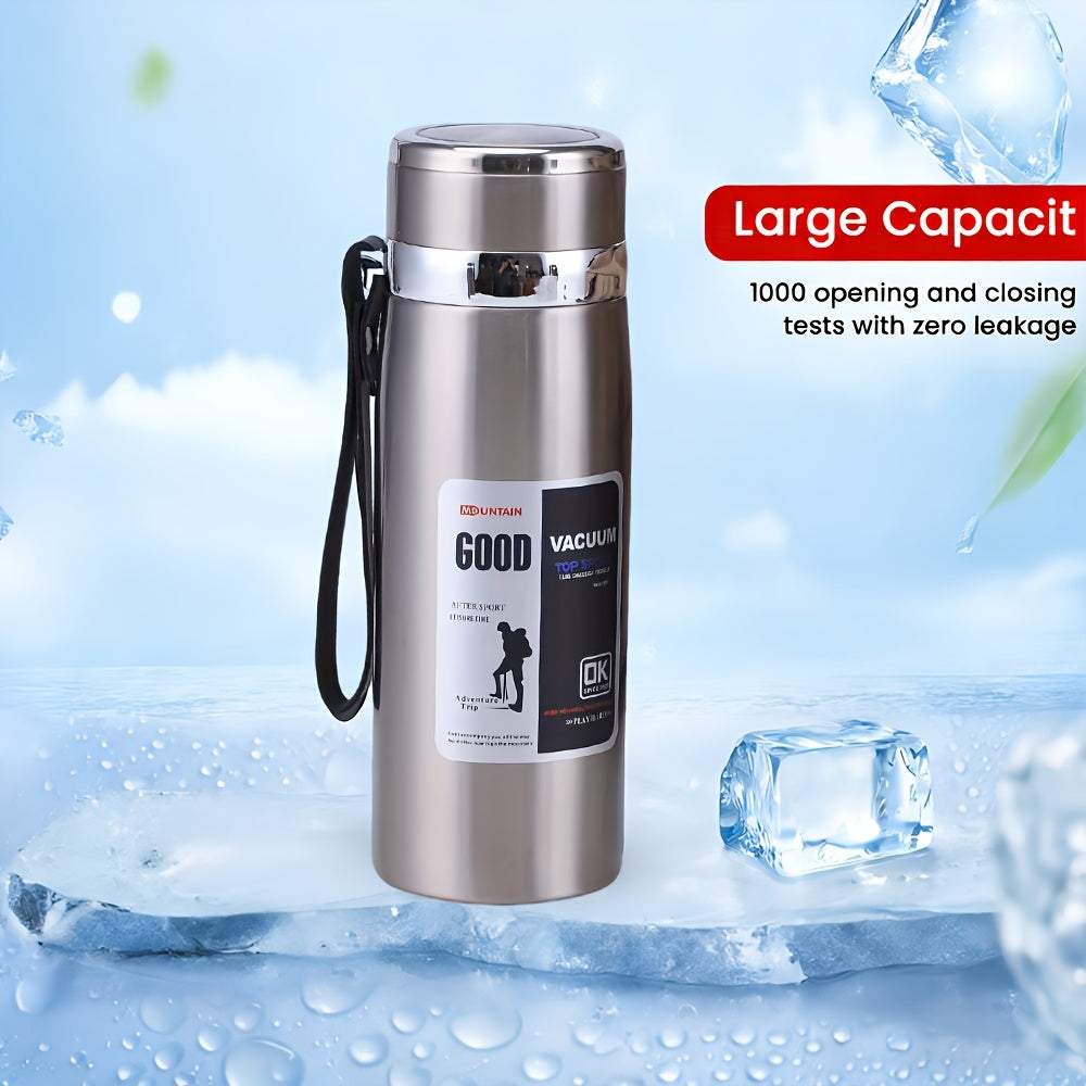 Insulated Water Bottle 1000ml 316 Stainless Steel – Double Wall Vacuum Flask with Leak-Proof Lid, Wide Mouth, Keeps Drinks Hot & Cold All Day for Camping, Hiking & Travel